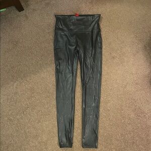 Spanx faux leather leggings